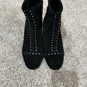Rebecca Minkoff Black Studded Booties